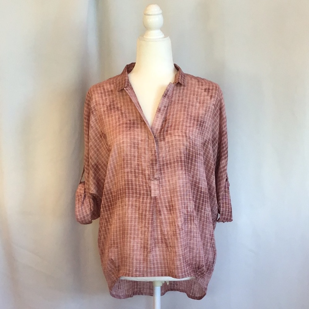 Anthropologie Holding Horses Collared Blouse